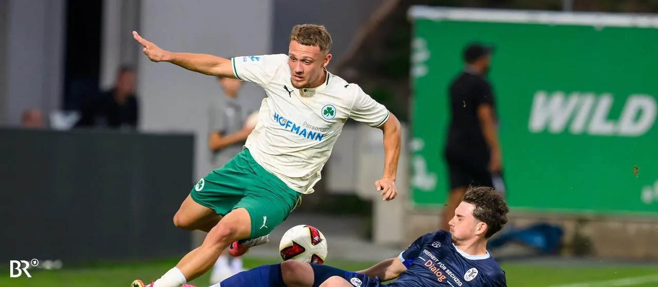 Die SpVgg Greuther Fürth II hat gegen 1860 München gepunktet